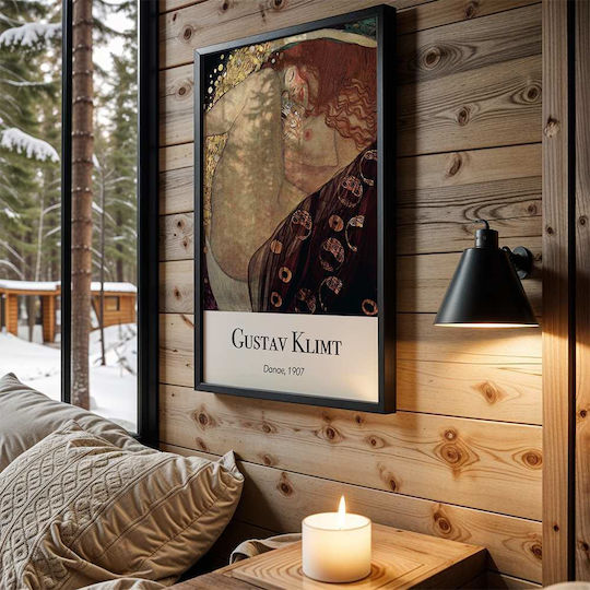 Poster Gustav Klimt Danae Art157 40cm X 50cm Κορνίζα Καφέ Ξύλου 56091pd156665f63322 Poster Gustav Klimt Danae Art157 40cm X 50cm Κορνίζα Καφέ Ξύλου 56091pd156665f63322