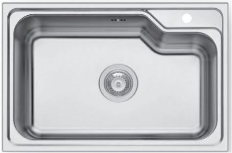 Maidtec Ethra 1B Ένθετος Νεροχύτης Inox Σατινέ Μ68.5xΠ45.5cm Ασημί