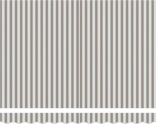 vidaXL Material Pentru Copertină Gri 2.5x2.5m