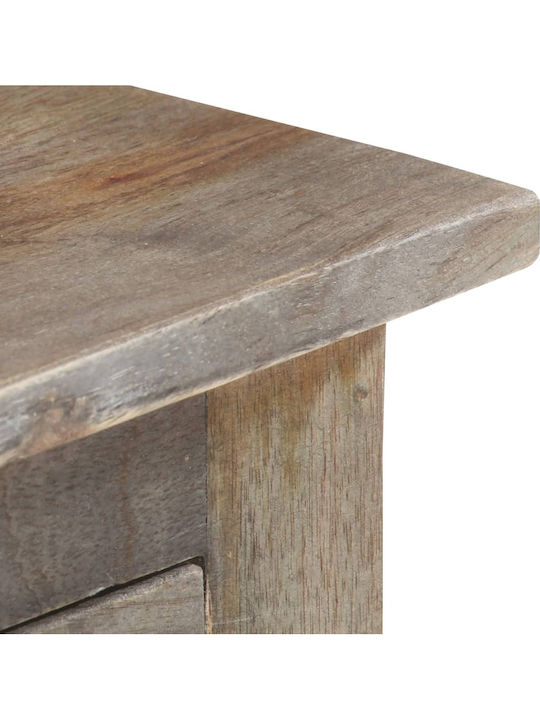 Solid Mango Wood TV Stand 100x30x55cm