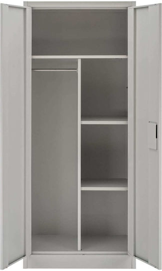 Δίφυλλη Μεταλλική 90x40x180εκ.