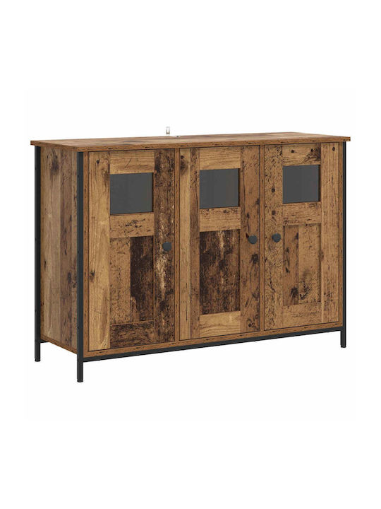 vidaXL Holz Sideboard Gebeiztes Holz 100x35x70cm