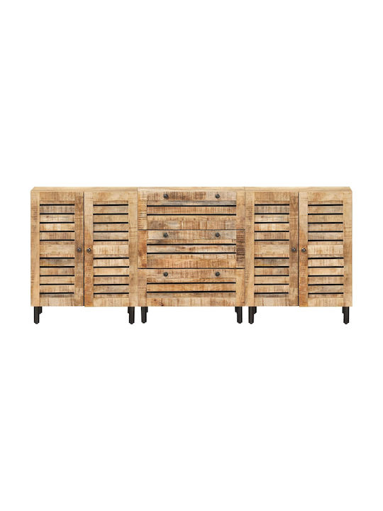 Comodă de Dormitor din Lemn Natural 180x33x75cm
