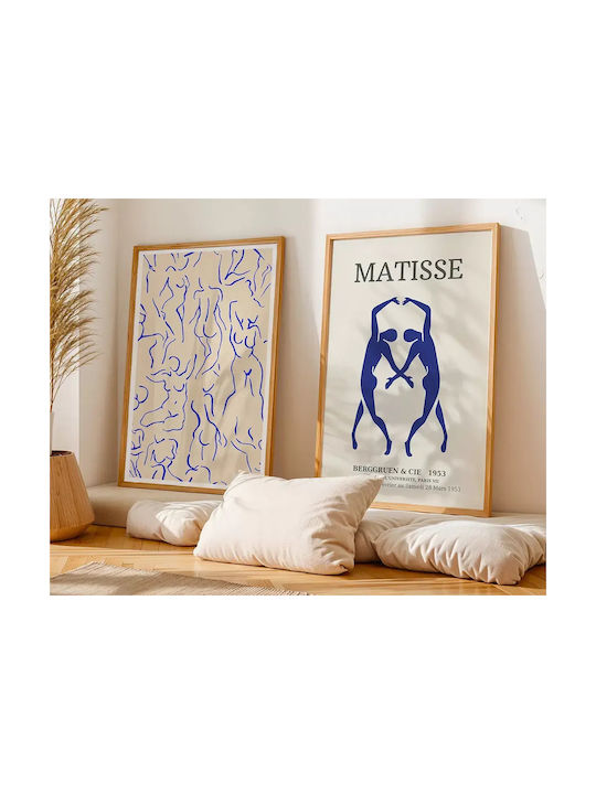Poster Matisse Berggruen & Cie Art016 40cm X 50cm Premium Μαύρο Ξύλινο Κάδρο-55988pd156877f55323
