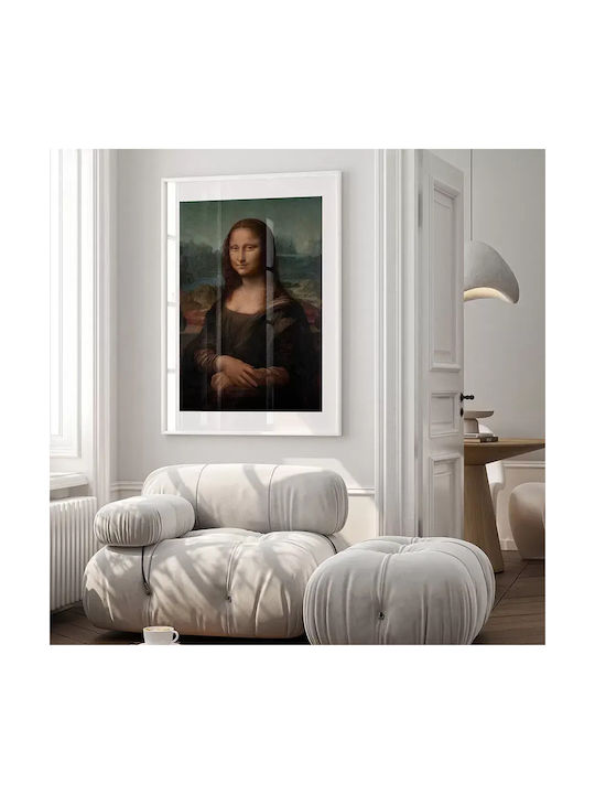 Poster Leonardo Da Vinci Mona Lisa Art159 40cm X 50cm Frame Natural Wooden Beige 56109pd156651f55316