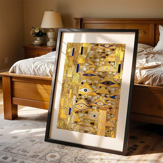 Poster Adele's Dress Details By Gustav Klimt Art154 40cm X 50cm Κορνίζα Φυσικό Ξύλου Μπεζ 56087pd156667f55316