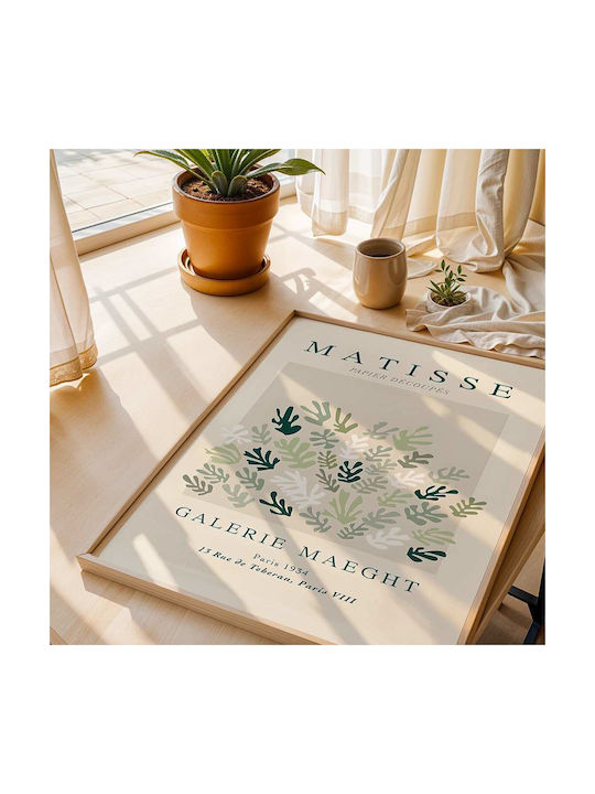 Poster Matisse Galerie Maeght Art042 40cm X 50cm Premium Μαύρο Ξύλινο Κάδρο-56018pd156743f55323