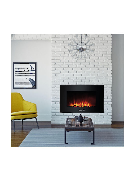 Beper Wandmontiertes Elektrisches Kamin 1750W 72,5x60cm