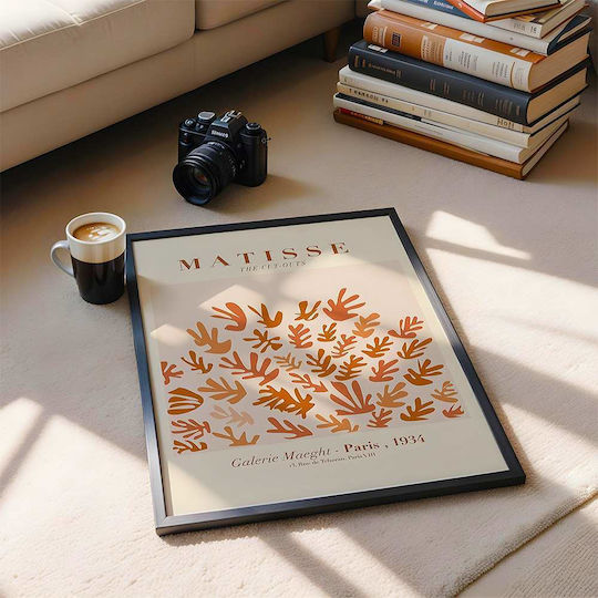Poster Matisse Cut-Outs Art070 40cm X 50cm Premium Black Wooden Frame