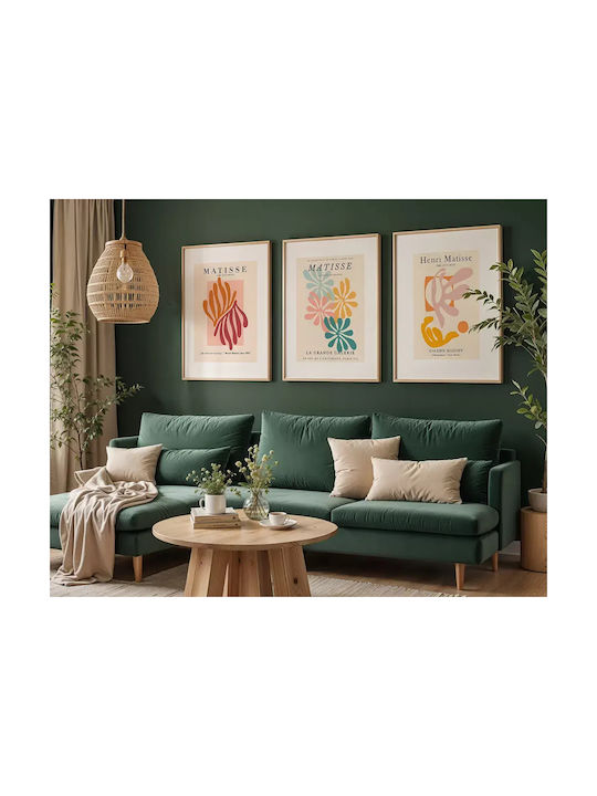 Poster Matisse La Grande Galerie Art017 40cm X 50cm Premium Black Wooden Frame