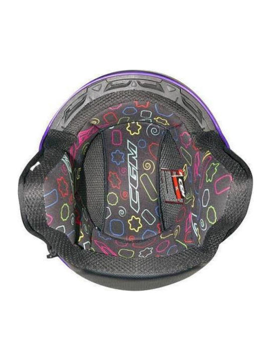 CGM 116 Air Lucy Motorcycle Helmet Jet ECE 22.06 1100gr with Sun Visor