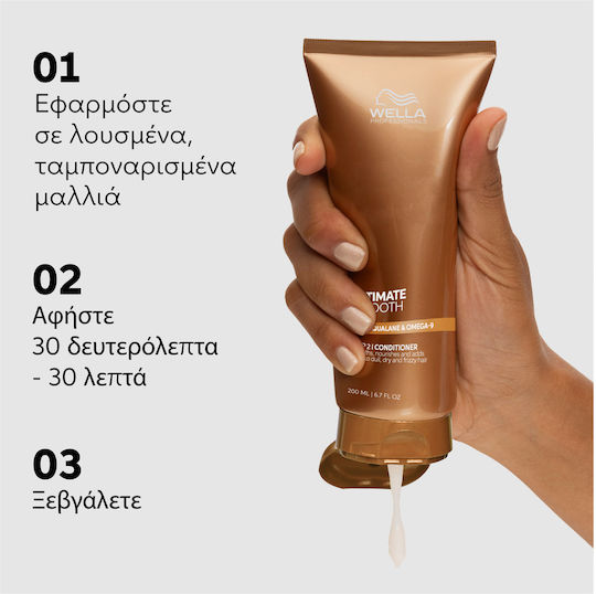 Wella Ultimate Smooth Conditioner Αναδόμησης/Θρέψης για Ξηρά Μαλλιά 200ml