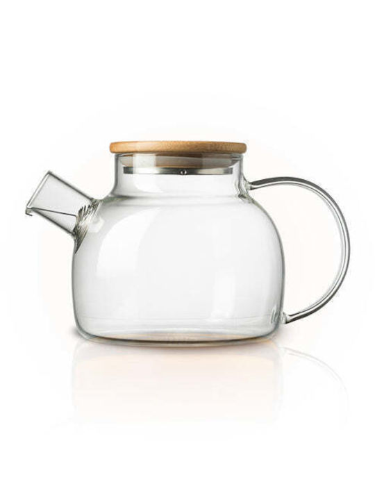 Brio Mate Чайник Стъклен Прозрачен 1000ml