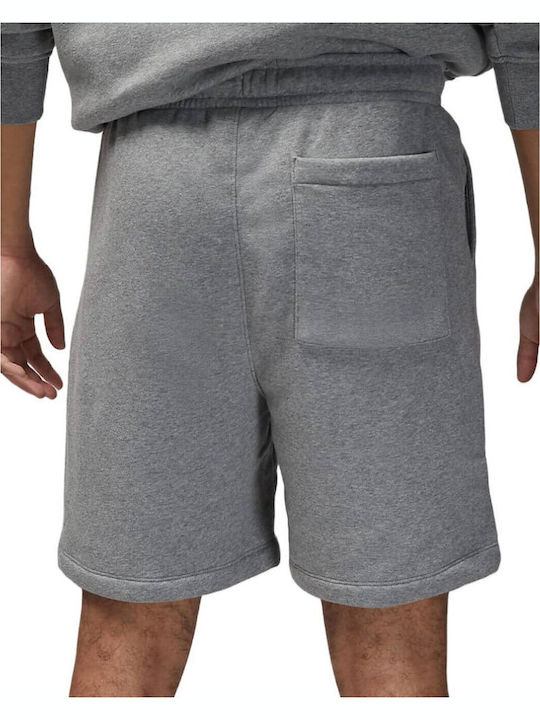 Brooklyn Fleece Αθλητική Ανδρική Βερμούδα Γκρι