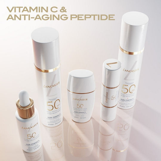 Lancaster Sun Perfect Youth Protection Clear & Tinted Duo Αντηλιακό Stick Προσώπου & Χειλιών SPF50 με Χρώμα 12gr