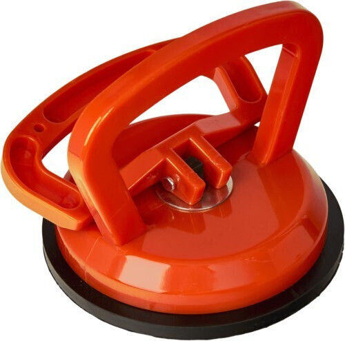 Kraft & Dele Μονή Βεντούζα Πλαστική Διαμέτρου 120mm με Ικανότητα Συγκράτησης 50kg