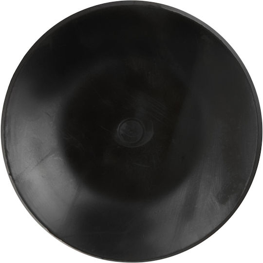 Kraft & Dele Μονή Βεντούζα Πλαστική Διαμέτρου 120mm με Ικανότητα Συγκράτησης 50kg