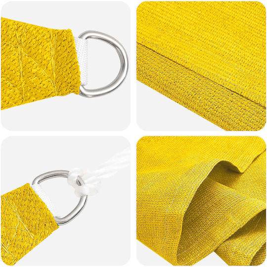 vidaXL Triangle Yellow Shade Sail 2m