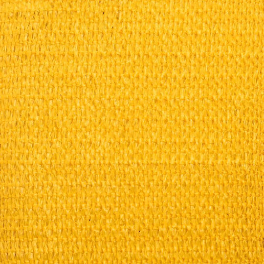 vidaXL Pânză De Umbrire Triunghiulară Galbenă 7m 160gr/m²