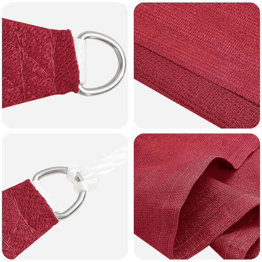 vidaXL Rectangular Red Shade Sail 2x6m