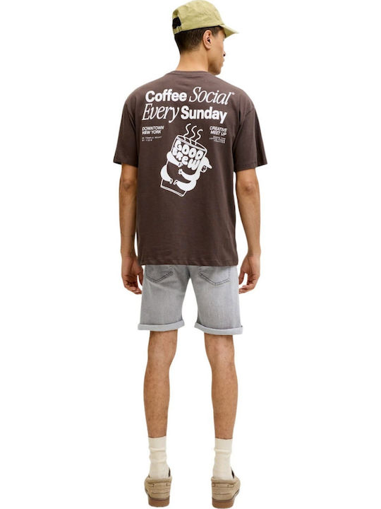 Jjirick Men's Denim Grey Denim Shorts