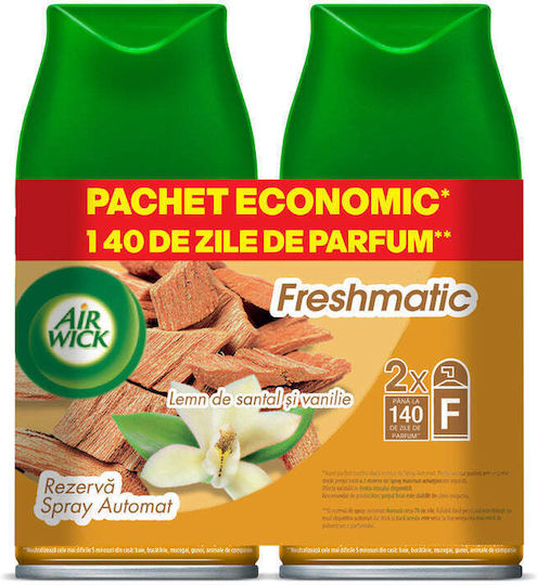 Air Wick Freshmatic Nachfüllung Sandelholz Vanille 2 Stück