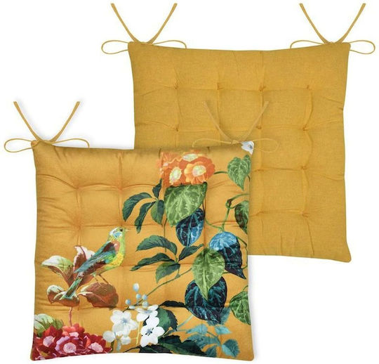 Stof Μαξιλάρι Καρέκλας Κήπου Mustard 38x38εκ.
