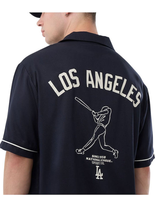 Mlb Cămașă Cu Mâneca Scurtă Bleumarin