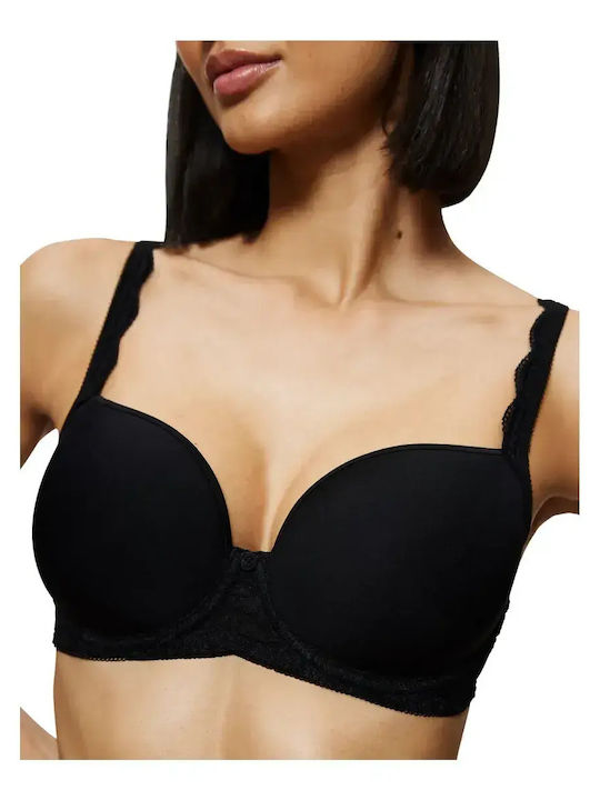 Amourette Bra with Light Padding Underwire Black