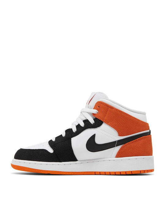 Air  1 Mid SE Παιδικά Sneakers High Λευκά
