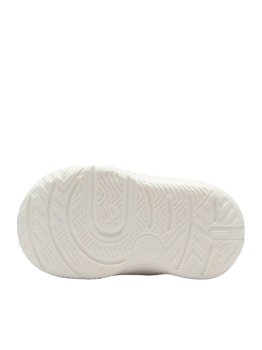 Team Hustle D 11 Kids Sports Shoes Basketball with Hoop & Loop Closure White