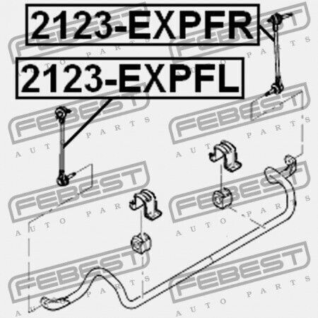 Right Front Stabilizer Link Ford Explorer Tray 2011-2013 Can Be Bb5z-5k484-a
