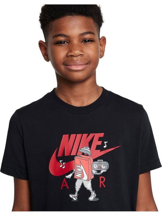 Παιδικό T-shirt Μαύρο Sportswear
