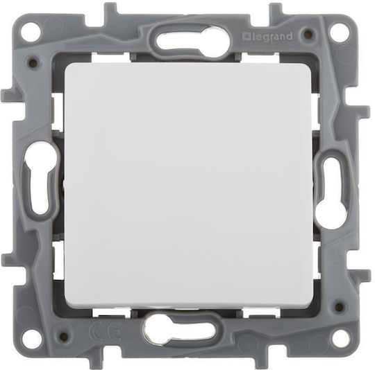 Legrand Niloe Recessed Wall Switch White