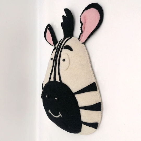 Zebra Kids Wall Decor Animals 3x3x40.5cm