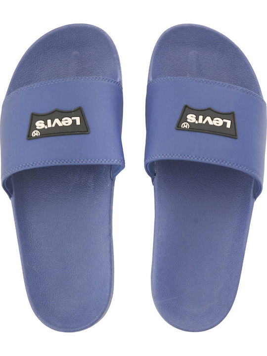June Batwing Men's Slides Blue