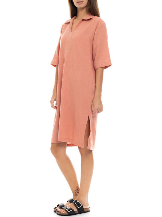 Summer Midi Shirt Dress Courper