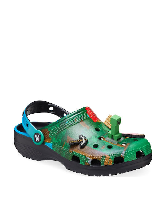 Crocs Minecraft Classic Clog Holzschuhe Grüne