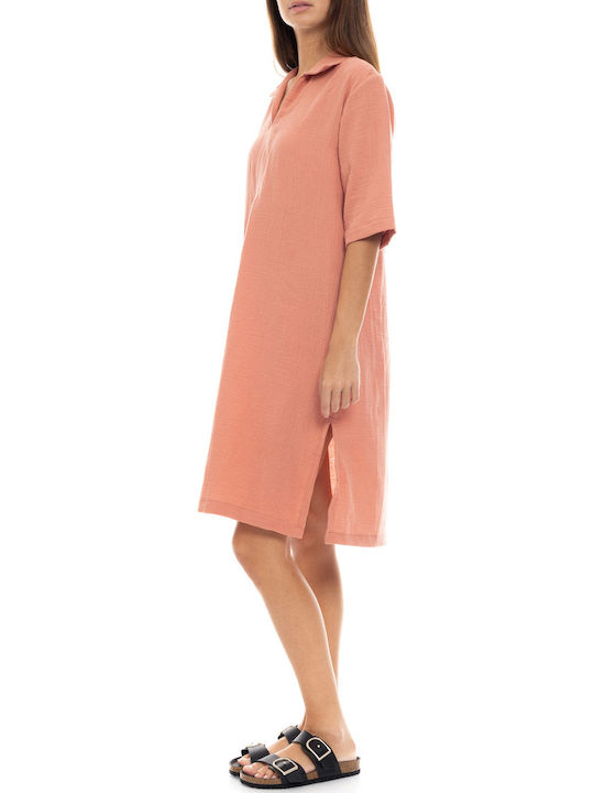 Summer Midi Shirt Dress Courper