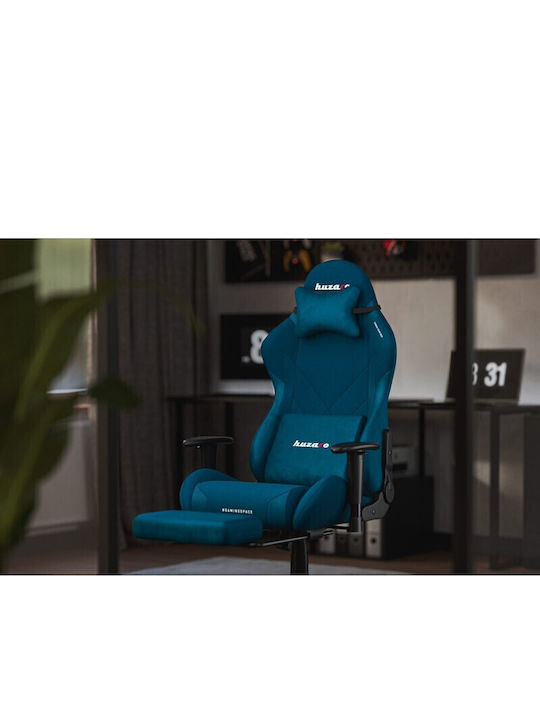 Huzaro Force 5.7 Fabric Gaming Chair with RGB Lighting and Footstool Blue
