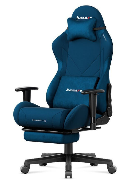 Huzaro Force 5.7 Fabric Gaming Chair with RGB Lighting and Footstool Blue
