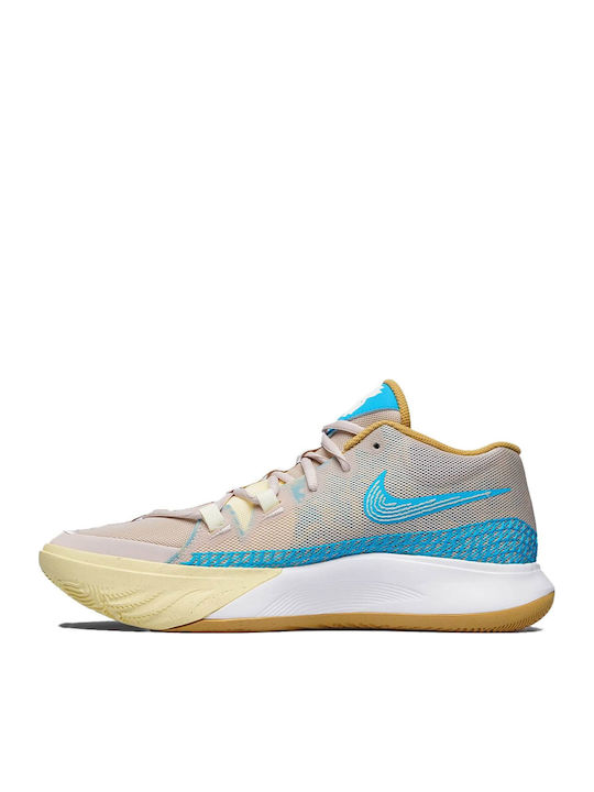 Kyrie Flytrap 6 Hoch Basketballschuhe Sanddrift / Blue Lightning Citron Tint