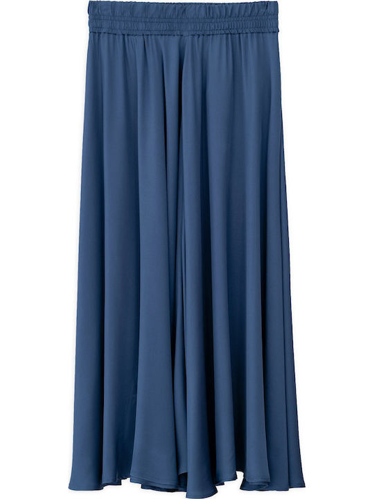 Satin Maxi Skirt Philosophy Blue