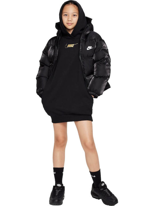 Rochie De Fete Cu Mânecă Lungă Set Cu Accesorii Negru