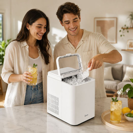 Midea Eismaschine mit Täglicher Eisproduktion 12kg