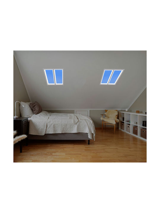 Skylight Full Spectrum 632*632*40mm 100w Ra95 150lm/w Cct 230v