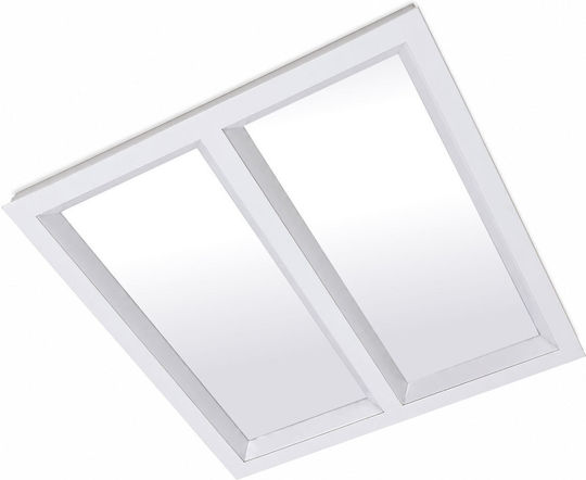 Skylight Vollspektrum 632*632*40mm 100w Ra95 150lm/w Cct 230v