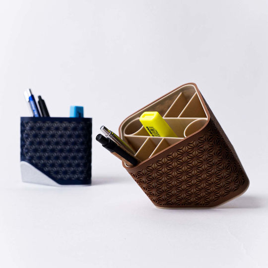 Kumiko Original 2-Wege Büro-Organisator Braun