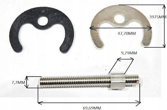 Battery Installation Set for Amet Vero Lumi Mille Vigo S951-093 Bidet Washbasin