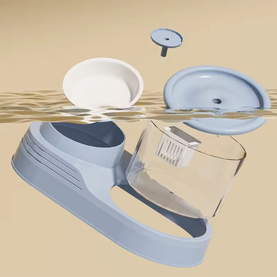 Pet's Choice Automatic Ceramic Waterer Fountain for Dog & Cat with Stand 1.25lt in Green Colour